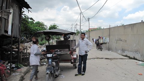 Nick and his Tuk Tuk