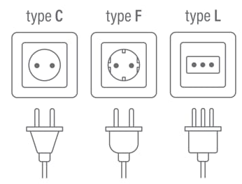 europe type c f l plug