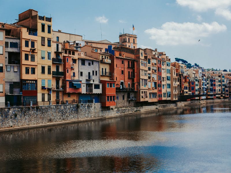 Girona Onyar River Buildings