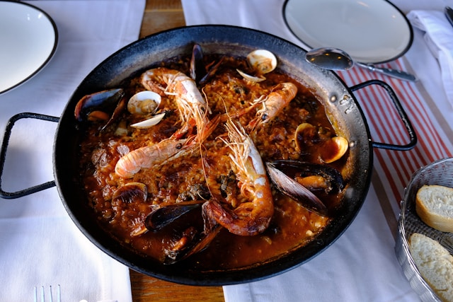 Barcelona Paella Dish